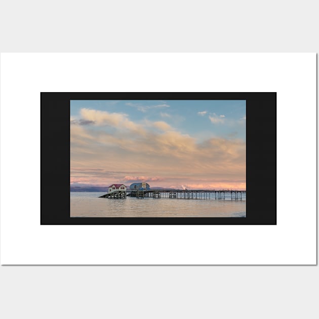 Mumbles Pier, Swansea Bay Wall Art by dasantillo